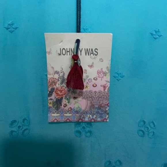 Johnny Was Darla Tunic Style C25518 Size XS in Clear Sky Color - Picture 5 of 7